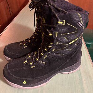 Womens Vasque Ultradry 7801 Black 400 Gram Winter Waterproof Boots Size 9.5 M